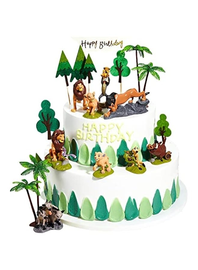 DURKU 9 Lion King Toys, 2-4 inch Lion King Figures - Perfect Cake Topper or Birthday Gift for Kids - Image 5