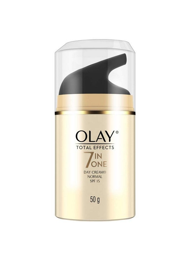 Olay Total Effects Day Cream With Spf 15 | Fights 7 Signs Of Ageing | With Niacinamide And Green Tea Extracts | Normal, Oily, Dry, Combination Skin | 50G - Image 1