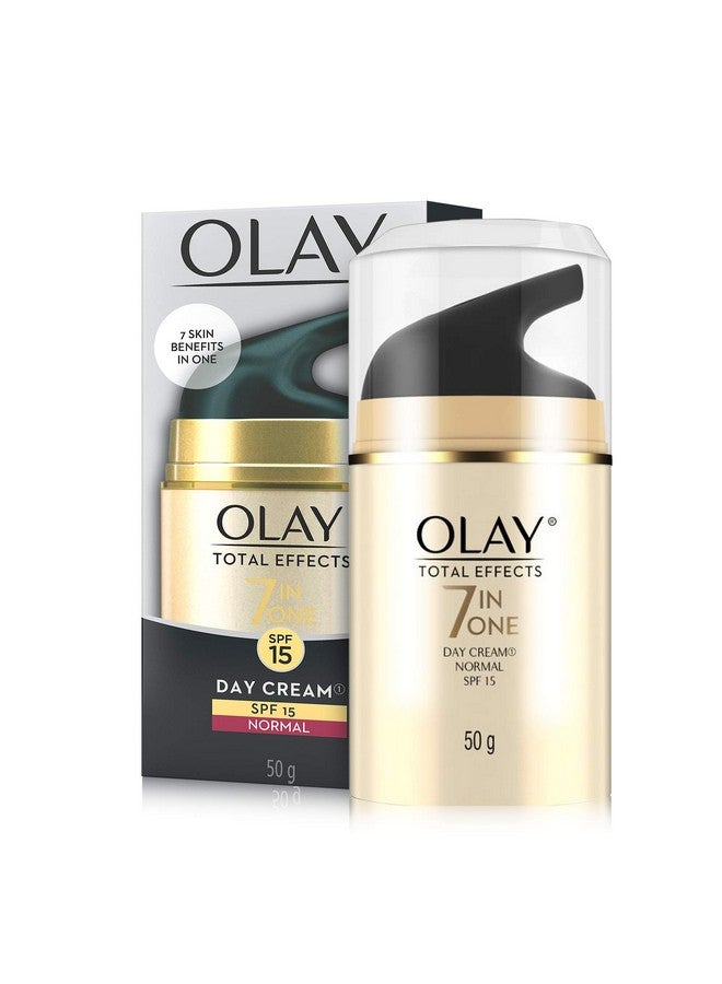 Olay Total Effects Day Cream With Spf 15 | Fights 7 Signs Of Ageing | With Niacinamide And Green Tea Extracts | Normal, Oily, Dry, Combination Skin | 50G - Image 2