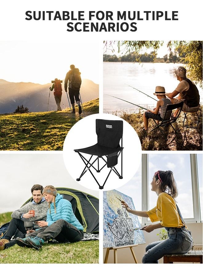 Portable Camping Chairs, Lawn Folding Chair Heavy Duty for Adults 200KG, Sports Fishing Chairs, Side Pockets, Compact Portable Chair for Beach, Fishing, Picnic,Indoor etc - pzsku/Z8490D2DD5E4392762887Z/45/_/1665569714/46a797d9-1493-4e40-8a0a-01127d4e3086