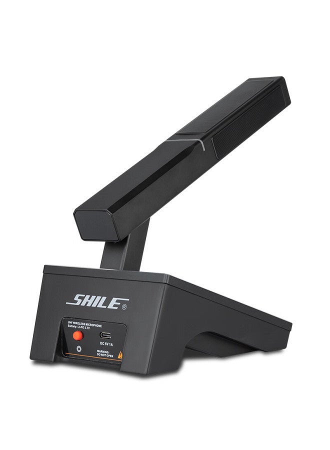 Shile Conference Room Audio System, Professional With Camera Tracking, Wireless Handheld Microphone, Rechargeable Lithium Battery, Large Square Tube Representative Microphone, Ye-10d - Image 2