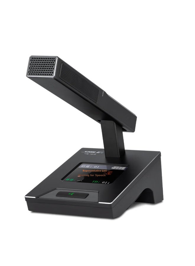 Shile Conference Room Audio System, Professional With Camera Tracking, Wireless Handheld Microphone, Rechargeable Lithium Battery, Large Square Tube Representative Microphone, Ye-10d - Image 3