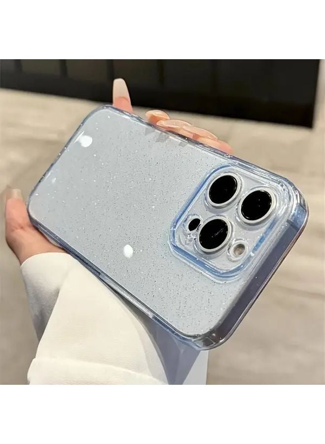 Transparent Black Ultra Thin Glitter Case For iPhone 15 Protective Slim Design - Image 2