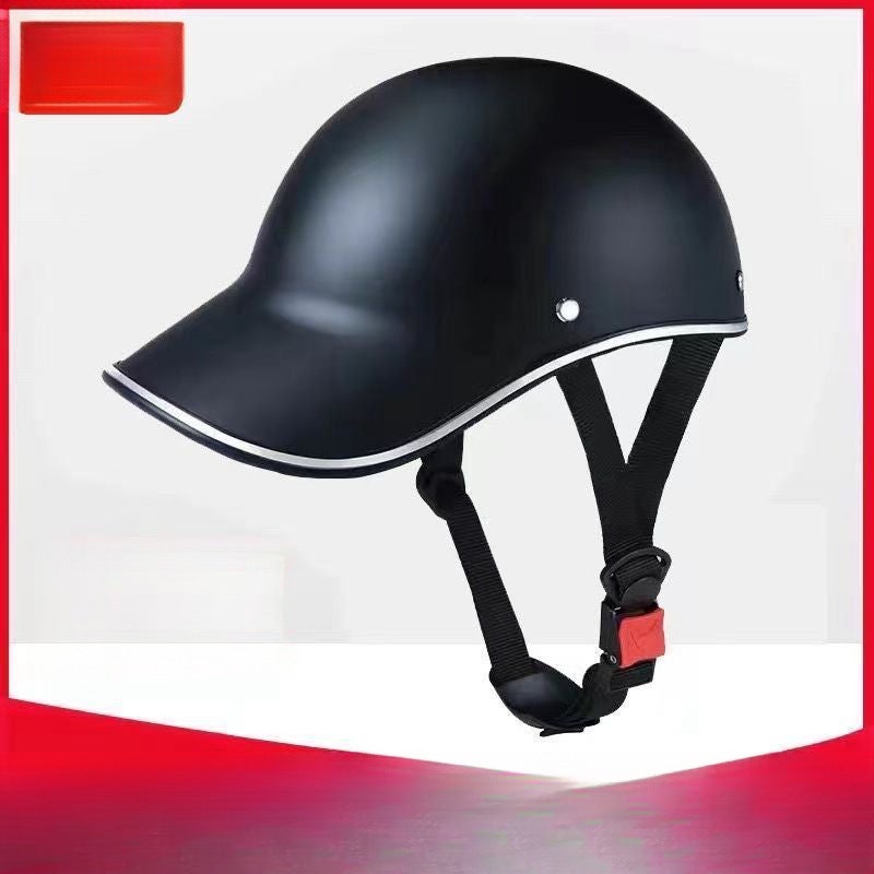 3C New National Standard Electric Vehicle Helmet, Duckbill Cap, Half Helmet, Sun Protection, Couple'S Electric Scooter Safety Helmet, Four Beauties' Journey - Image 2