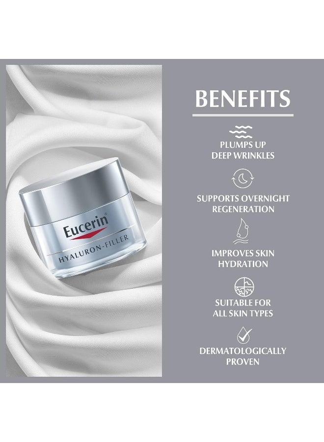 Eucerin كريم هيالورون فيلر الليلي - Image 3