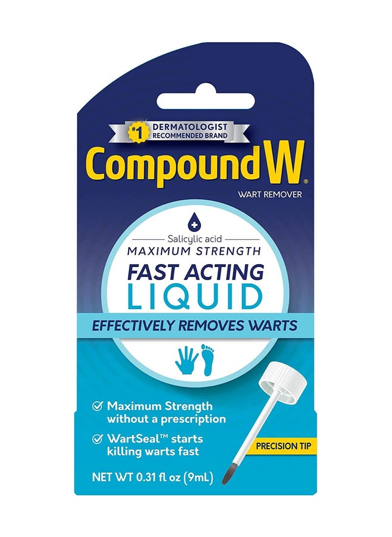 Compound W Wart Remover Maximum Strength Fast Acting Liquid 