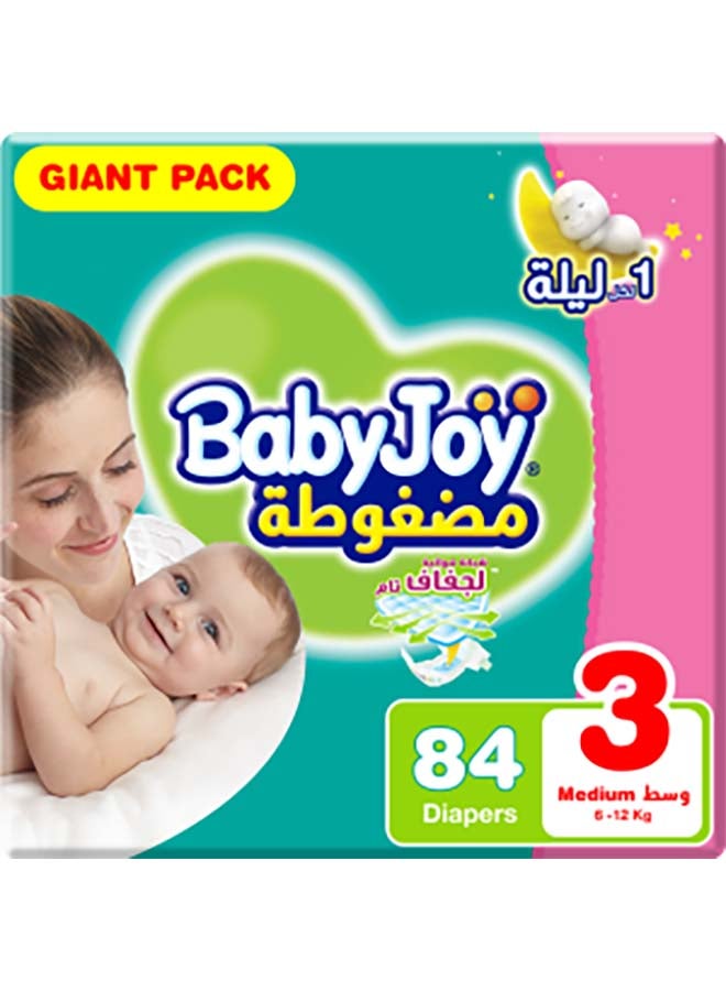 Compressed Diamond Buy BabyJoy Compressed Diamond Pad Size 3 Diaper Medium 6-12 Kg Giant ...
