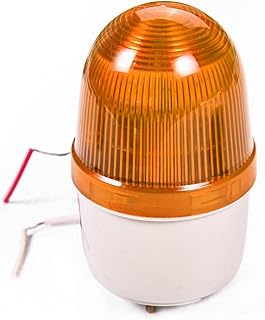 TOPENS TOPENS JD24VY 24V Warning Light Emergency Flashing Safety Strobe Beacon Amber/Yellow Alarm Flash Lamp Siren Blinker  - Image 1