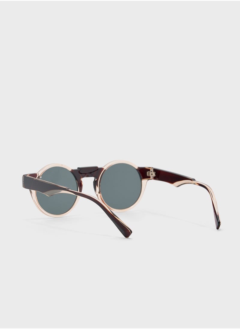 Seventy Five - Casual Round Shape Sunglasses - Image 1