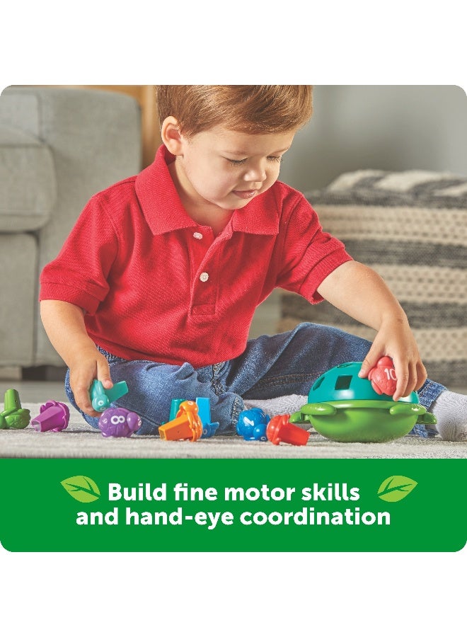 Learning Resources سيمور سلحفاة البحر (العد والأشكال، مجموعة مكونة من 5 قطع، للأعمار 18 شهرًا فما فوق) - Image 3