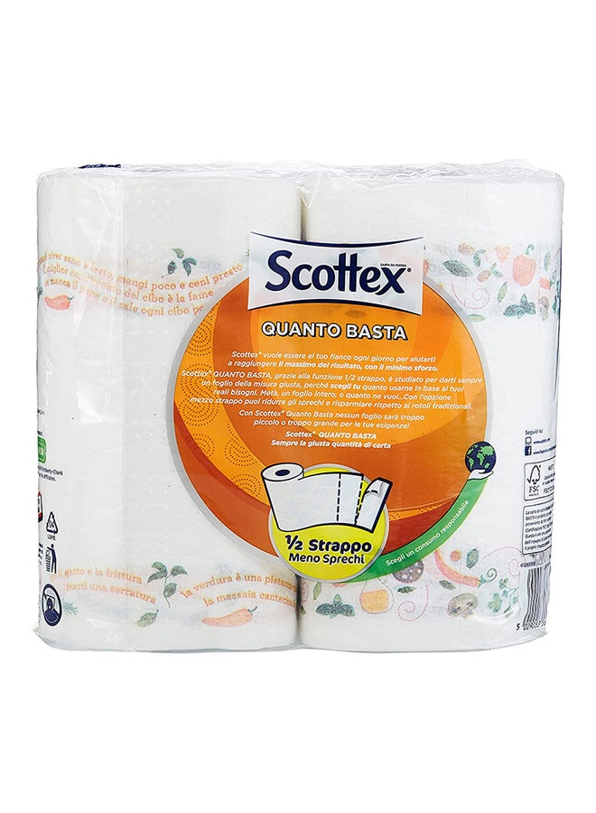 Scottex Maxi Quanto Basta Kitchen Towel 2 Rolls - Image 2