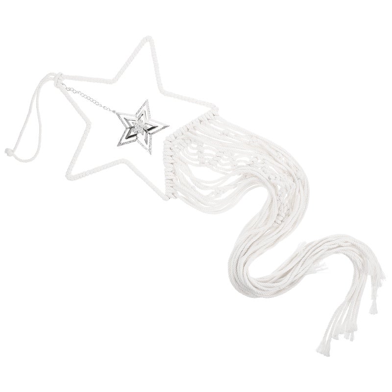 Wall Hanging Macrame Hollow Star Cotton Rope - Image 4