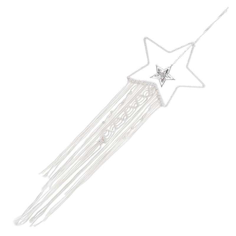 Wall Hanging Macrame Hollow Star Cotton Rope - Image 3