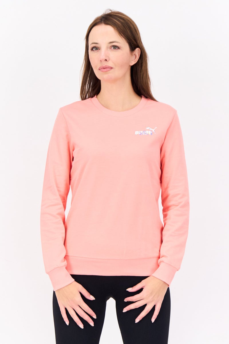 PUMA Women Sportswear Fit Long Sleeves Outdoor Sweatshirt, Pink  - Image 1