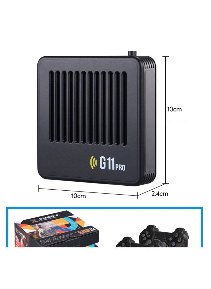 Generic - G11pro HD Retro Acrade Video Game Box, Game Stick Plug and Play TV Video Game Console Emulators with 2.4G Wireless Dual Controllers, 64G 3,000 Games - Image 1