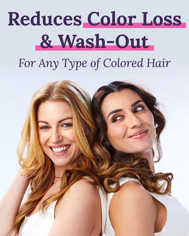 Keranique Color Safe Shampoo and Conditioner - Protect and Extend Color Shampoo and Conditioner for Women with Dry, Fine, Color Treated Hair - Sulfate Free Set for Colored Hair with UV Protection - Image 2