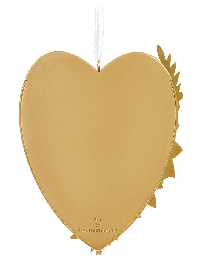 Hallmark Keepsake زينة عيد الميلاد التذكارية من هولمارك، مؤرخة بعام 2021، إطار صور على شكل قلب "أول عيد ميلاد لنا معًا". - Image 2