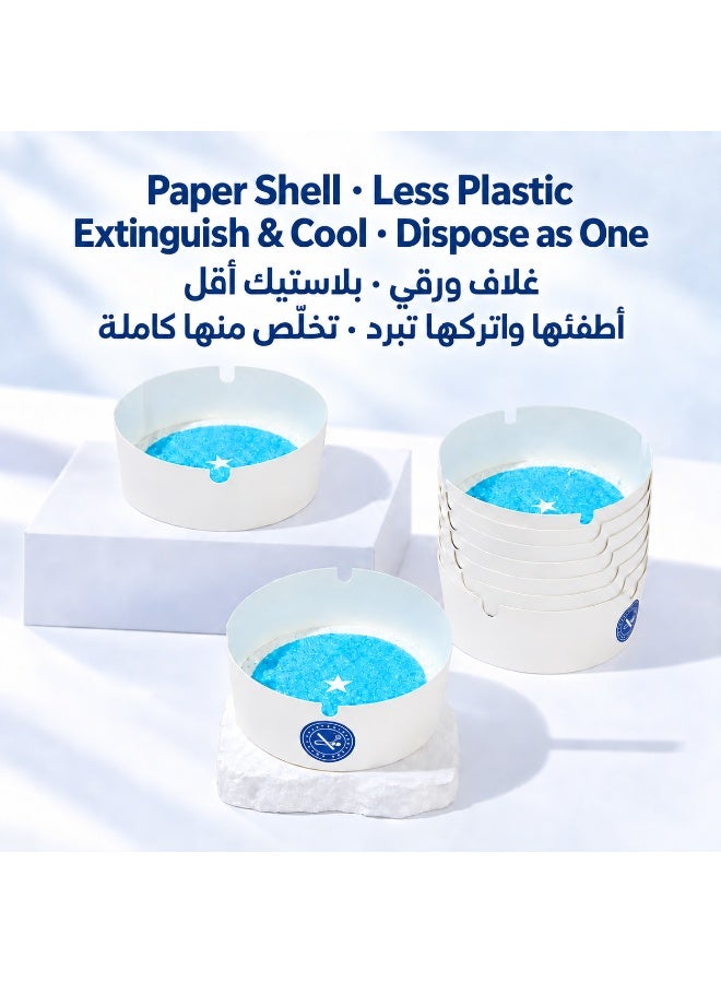 Sevoryn Disposable Ashtray 25 Pack, Suitable for indoor use, hotels, bars, and public spaces, Portable Leakproof Pocket Ashtray - Image 5