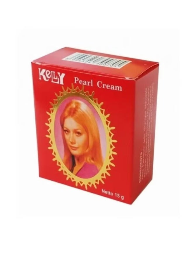 Kelly Pearl Cream 15g – Whitening & Brightening Facial Moisturizer for Glowing Skin