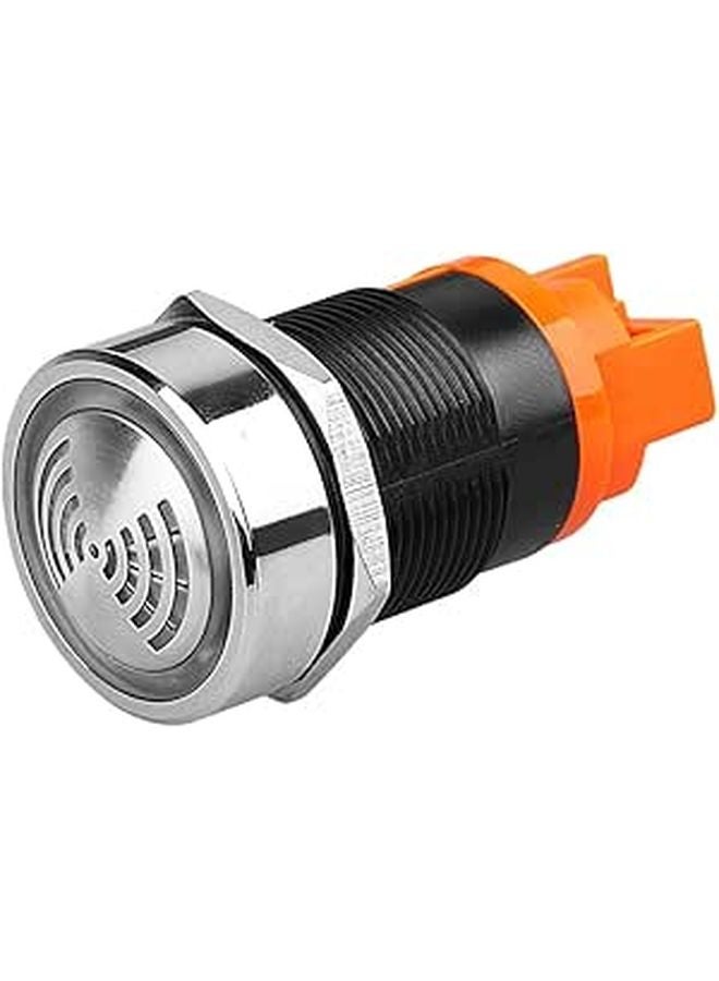 Intermittent Flash LED Alarm Indicator Light Buzzer Signal Lamp AC220V - Image 1
