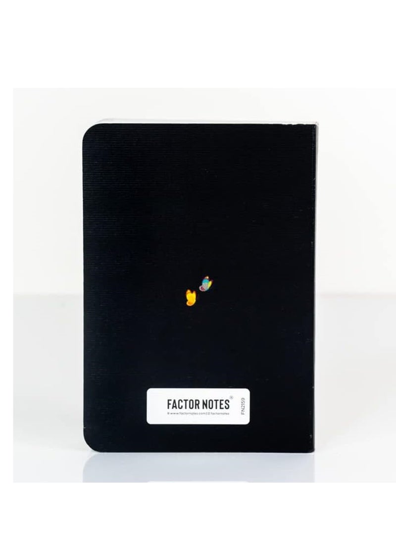FACTOR NOTES A6 Size Small Journal Ruled Notebook 90gsm Thickness 112 Pages  - Image 5
