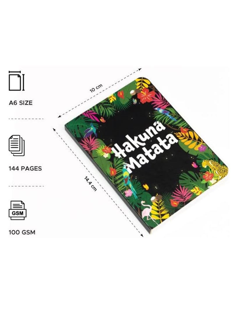 FACTOR NOTES A6 Size Small Journal Ruled Notebook 90gsm Thickness 112 Pages  - Image 2