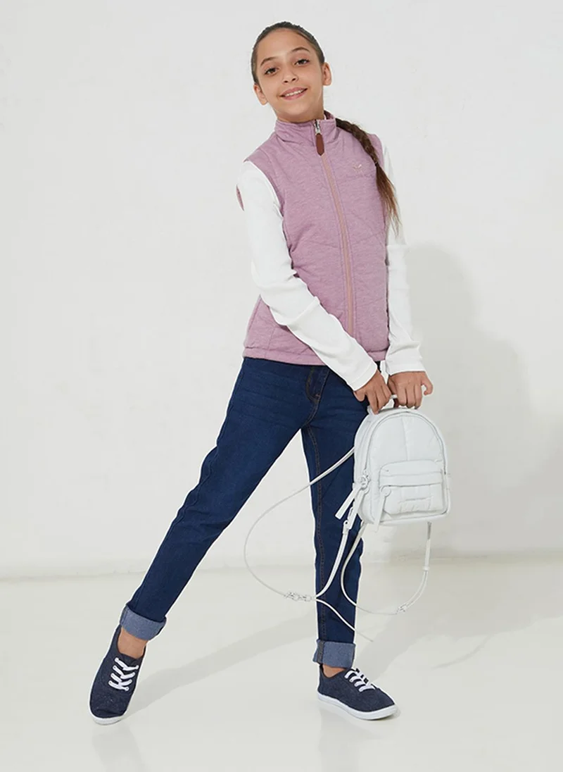 Beverly Hills Polo Club Kids BP G8698 Vest, Pink