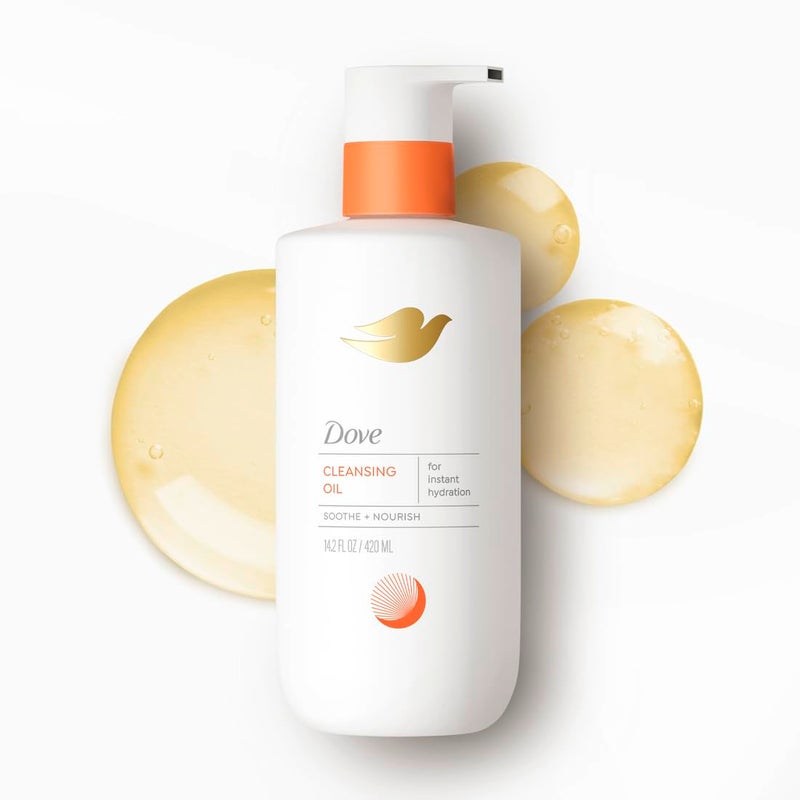 Dove Shower Body Oil Wash for Women - Ultraâ€‘Moisturizing Feminine Wash For Dry & Itchy Skin, 14.2 oz - Image 1