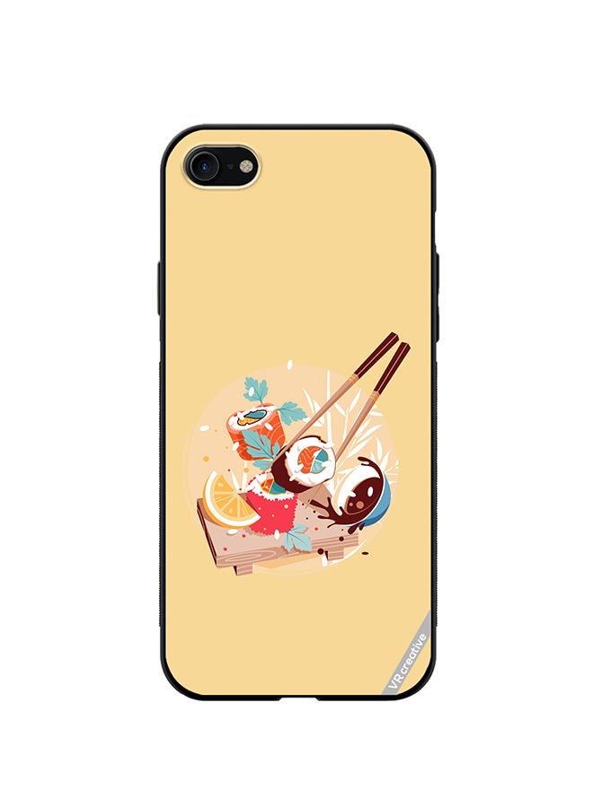VR CREATIVE Protective Case Cover For Apple iPhone 7/8/SE 2020 Sushi Design Multicolour - Image 1