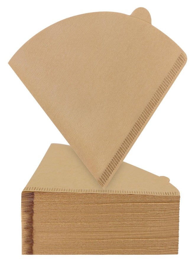 Clinuse Cone Coffee Filters #2, 200 Count Unbleached Size 02 Coffee Filter, Disposable Natural Paper Filters 2-4 Cup, 02 Cone Filters for Pour Over and Drip Coffee Maker - Image 1