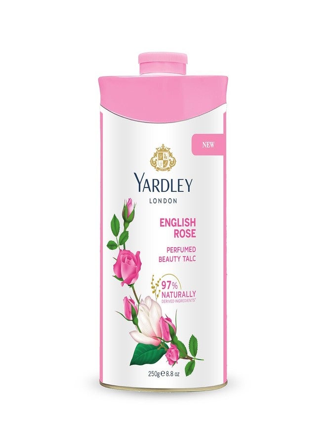 Yardley English Rose Perfumed Talc, 250 g - Image 1