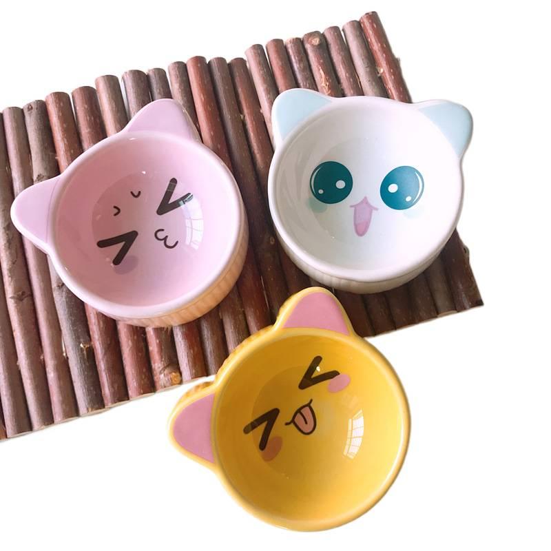 Blue Pet Bowl Pet Feeding Accessory Easy Clean Bowl Floor Mat Use Food and Water Daily Feeding Indoor Feeding Home Use for Cats - Image 2