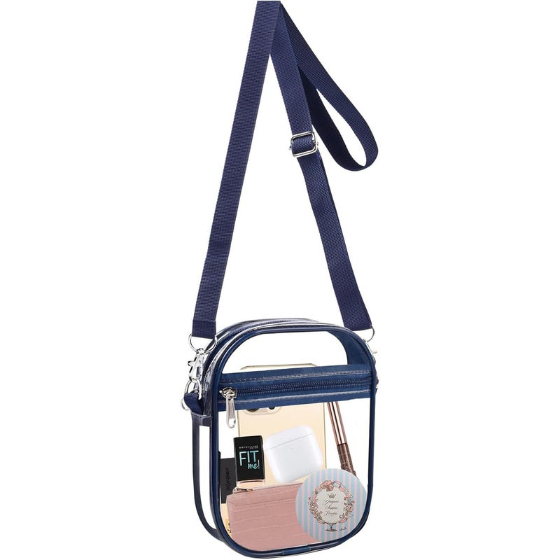 Transparent PVC Crossbody Cosmetic Bag Waterproof - Image 5