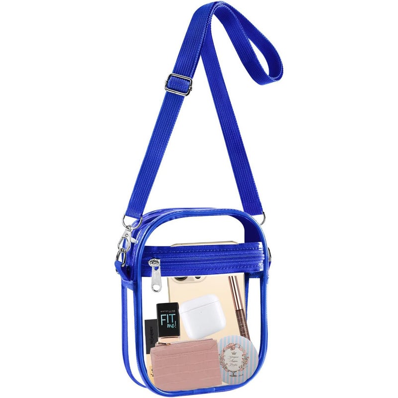 Transparent PVC Crossbody Cosmetic Bag Waterproof - Image 4