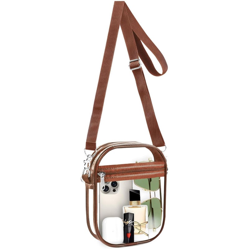Transparent PVC Crossbody Cosmetic Bag Waterproof - Image 3