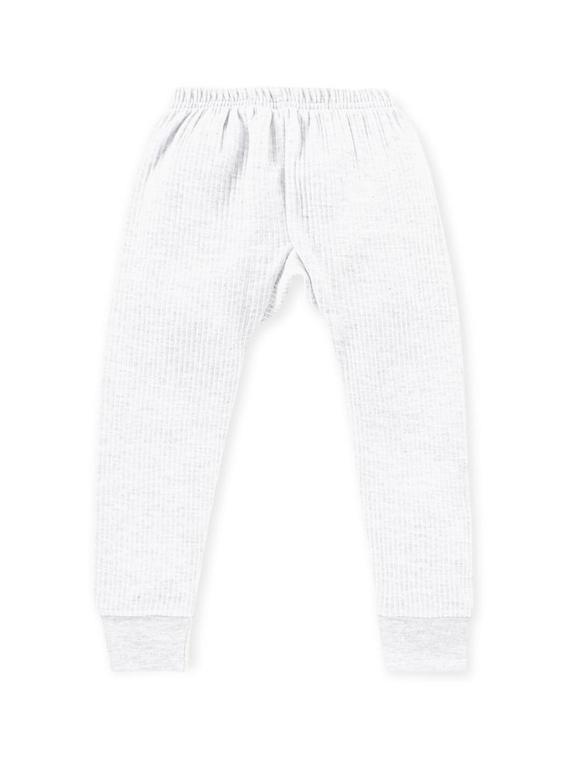The Boo Boo Club Kids Winterwear Thermal Set Full Sleeves Body Warmer Top and Pyjama Set Combo for Unisex | Suitable for Heavy Winters White (11-12 Years) - Image 4