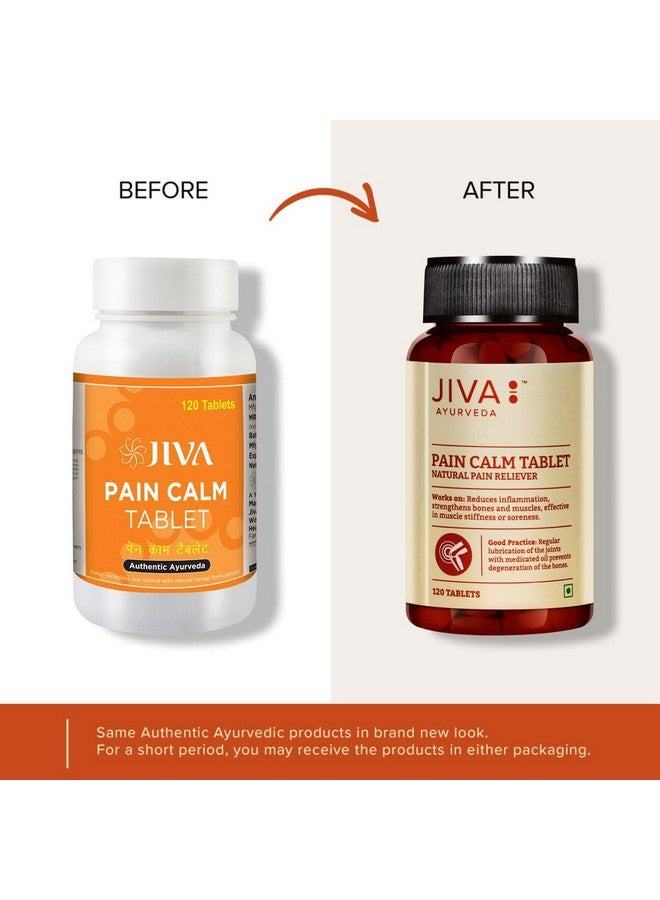 Jiva Pain Calm Tablet 500Mg 120 Tablet | Natural Pain Reliever | Strengthens The Bones - 120 Tablet (Pack Of 1) - Image 4