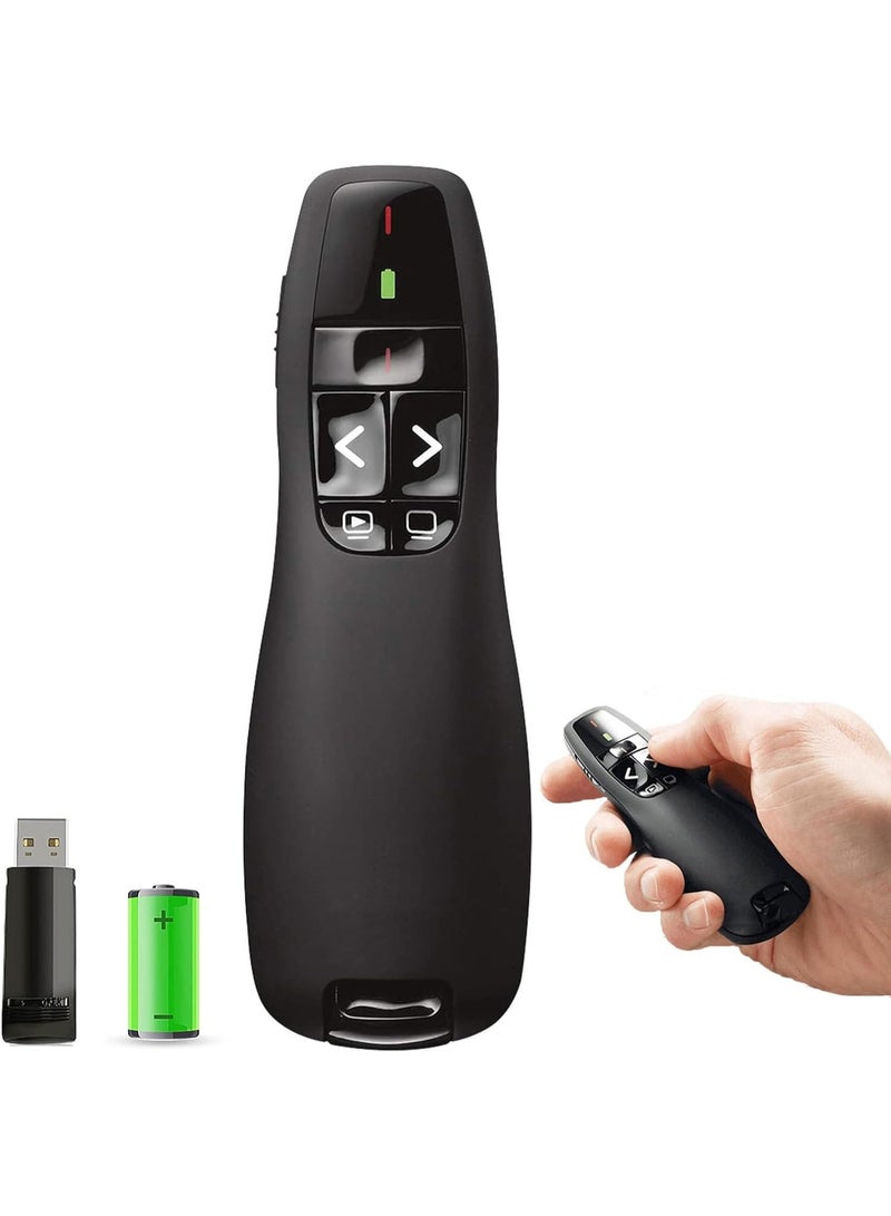 جهاز تحكم لاسلكي للشرائح – بتردد 2.4 جيجاهرتز ونطاق 30 متر – توصيل وتشغيل بدون برامج – متوافق مع ويندوز وماك - Image 1