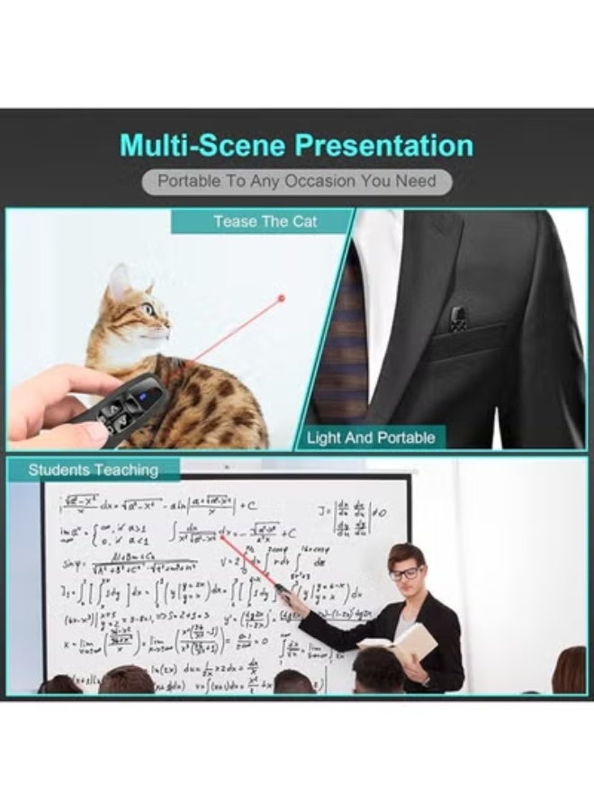 جهاز تحكم لاسلكي للشرائح – بتردد 2.4 جيجاهرتز ونطاق 30 متر – توصيل وتشغيل بدون برامج – متوافق مع ويندوز وماك - Image 3