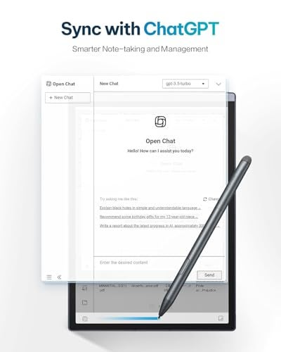iflytek AINOTE Air 2 AI Paper Tablet with Pen,8.2" AI Note-Taking Tablet Writing Paper Tablets,Digital Notebook Support AI Voice-to-Text Transcription, Multi-Languages Chatgpt for Work/Meeting/Study - Image 5