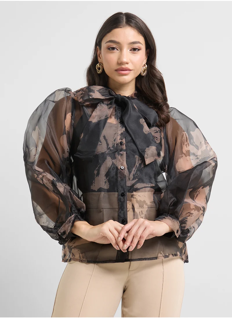 ايلا Floral Print Top