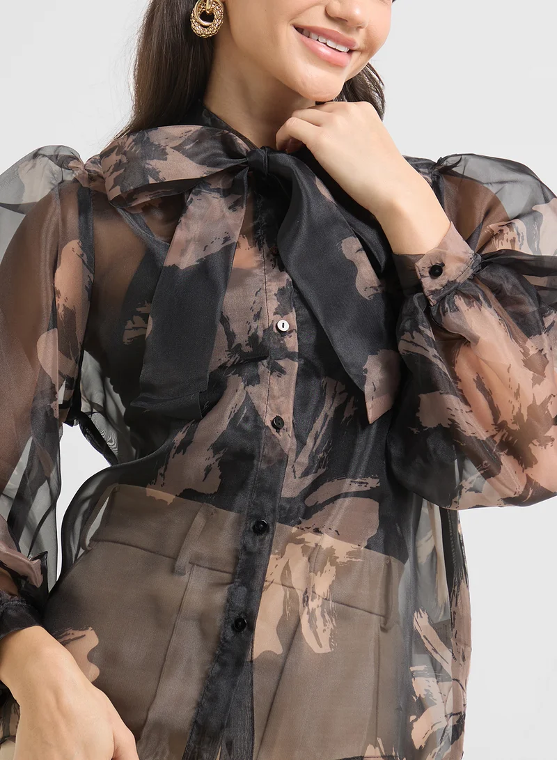 ELLA Floral Print Top