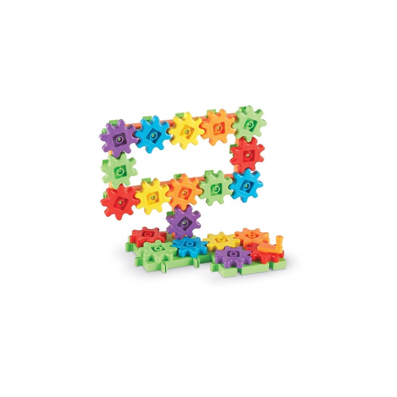 Learning Resources Learning Resources Gears! Gears! Gears! Starter Building Set, Puzzle, Early STEM Toys, Gears Toys for Kids, 60 Pieces, Ages 3+ - Image 2