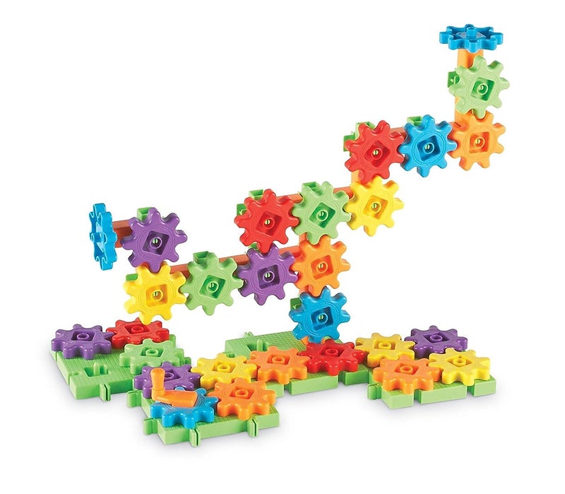 Learning Resources Learning Resources Gears! Gears! Gears! Starter Building Set, Puzzle, Early STEM Toys, Gears Toys for Kids, 60 Pieces, Ages 3+ - Image 1