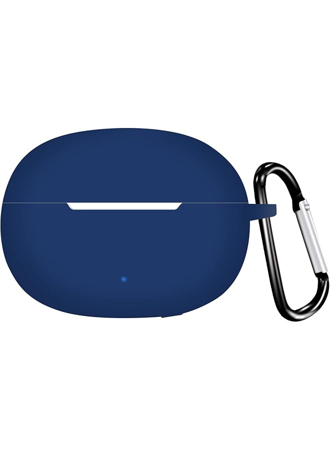 إيروريكس جراب سيليكون متوافق مع سماعات Honor Choice Earbuds X3 غطاء حماية لسماعات الرأس باللون الأزرق - Image 2