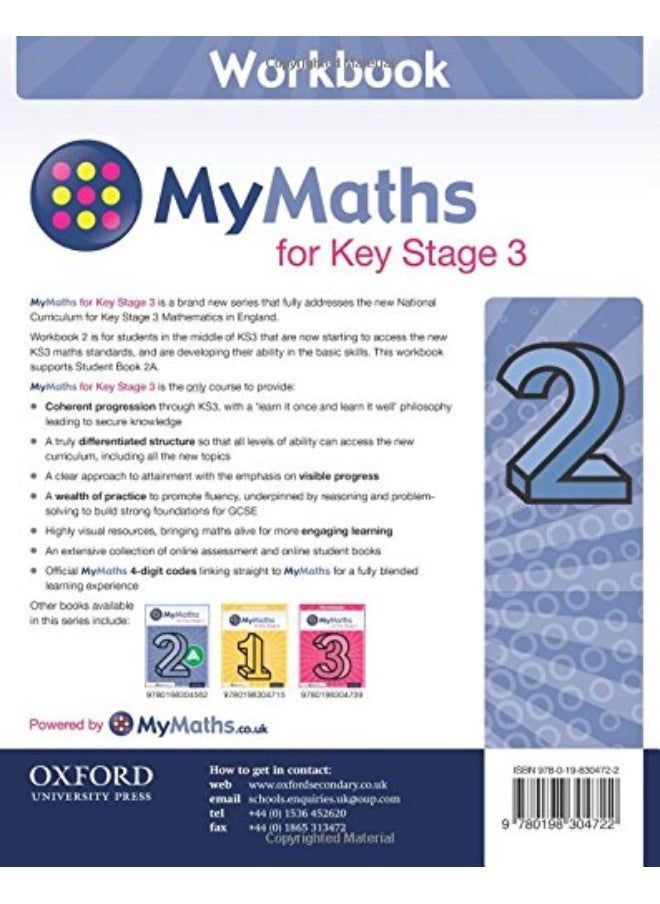 null - Mymaths for KS3: Workbook 2 - Image 1