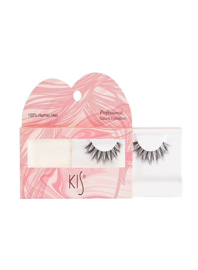 KIS Professional Eyelashes 100% Human Hair Blend Glamorous Handcrafted Versatile - Hairpiece Snapon Natural Look And Feel Cruelty-Free New Tapered End Cruelty Free Lashes For Women - Image 5