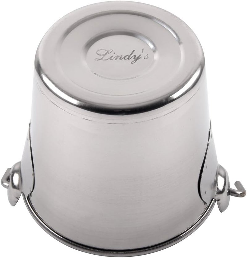 Lindy's 1-Quart Durable Stainless Steel Bucket for Home Tasks - Image 3