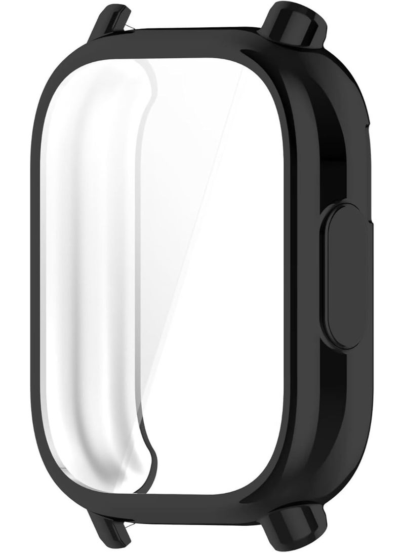 Cover Compatible with Xiaomi Redmi Watch 5 Active, Soft TPU Plating All-Inclusive Protective Case, Anti-Scratch Shockproof Watch Cover Compatible with Xiaomi Redmi Watch 5 Active – Black - Image 5