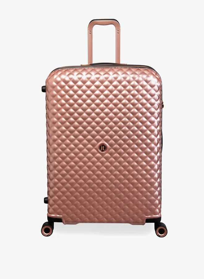 it Women Textured Hardcase Luggage Trolley Bag with Retractable Handle